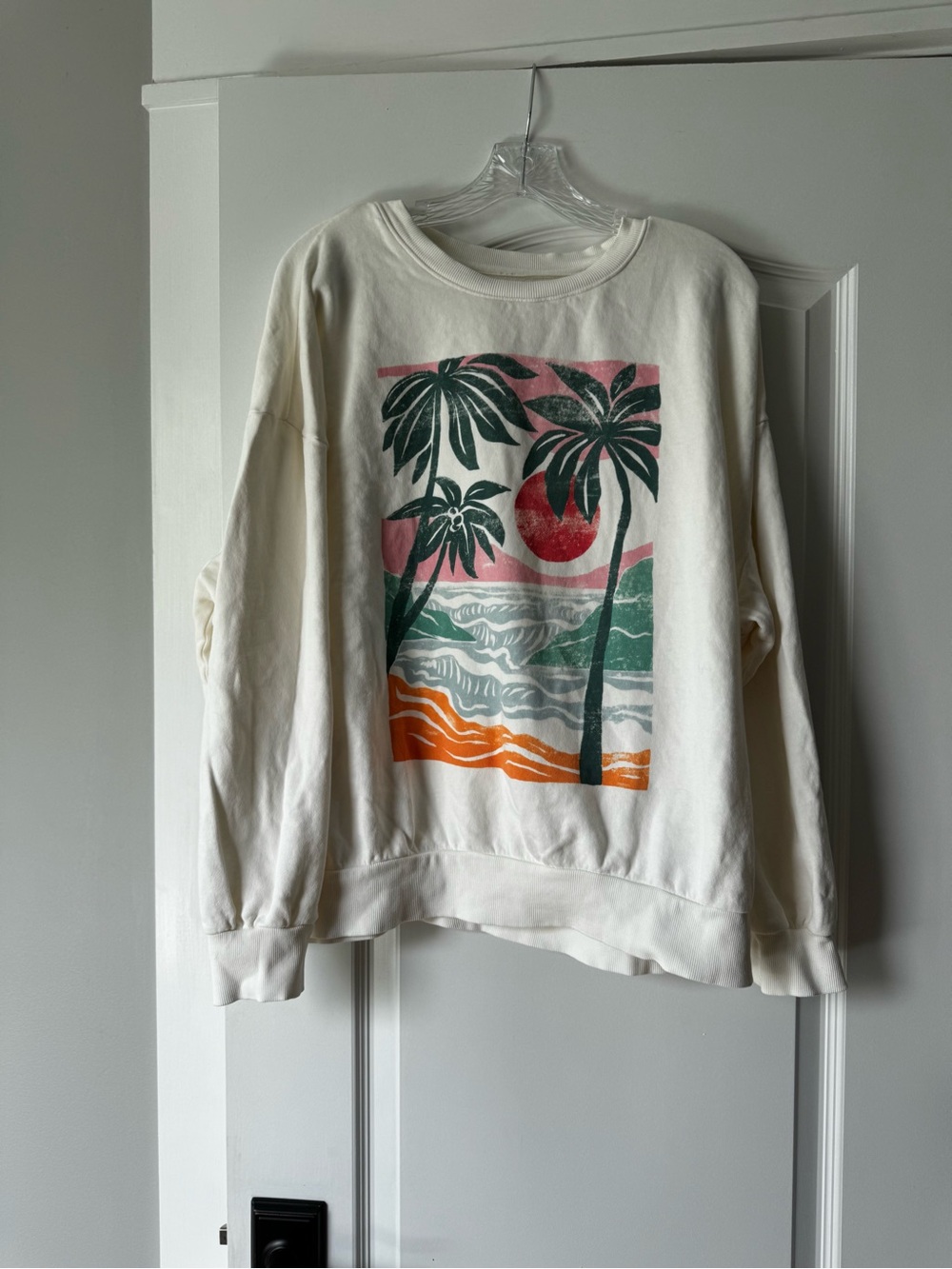 Z Supply Cream High Tide Women's Sweatshirt NWOT